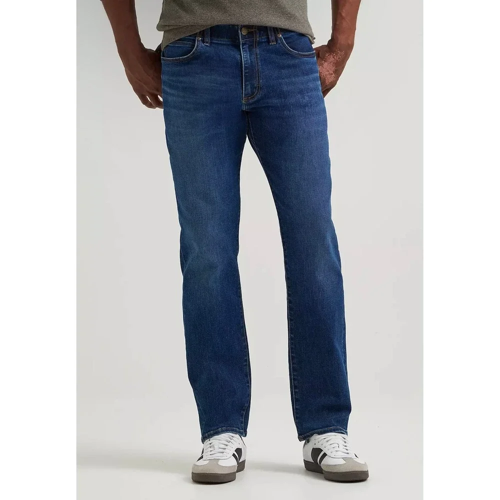 Lee Mens Extreme Motion Straight Fit Jeans 40x32 Stretch Tapered Leg 2015952